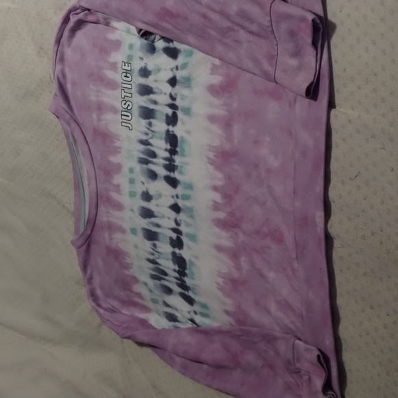 Justice purple tie dye pajamas - Picture 6 of 7